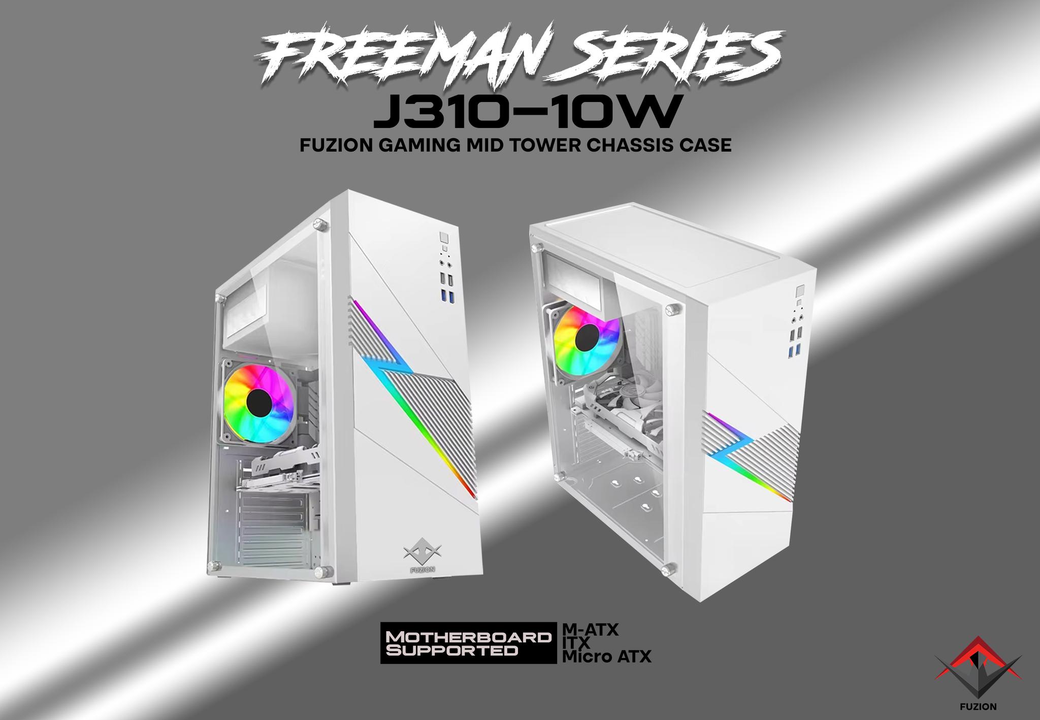 Fuzion J310-10W Freeman Case WHITE