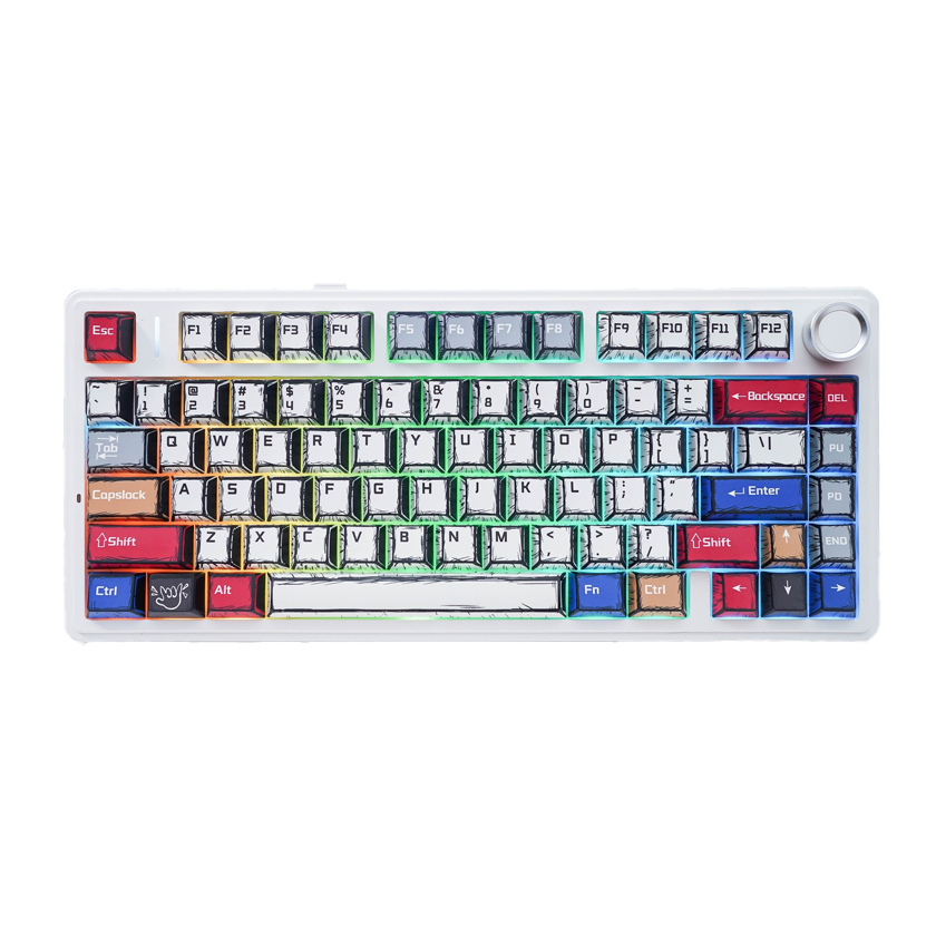 Aula F75 Comic - Comic Keycap Reaper Switch