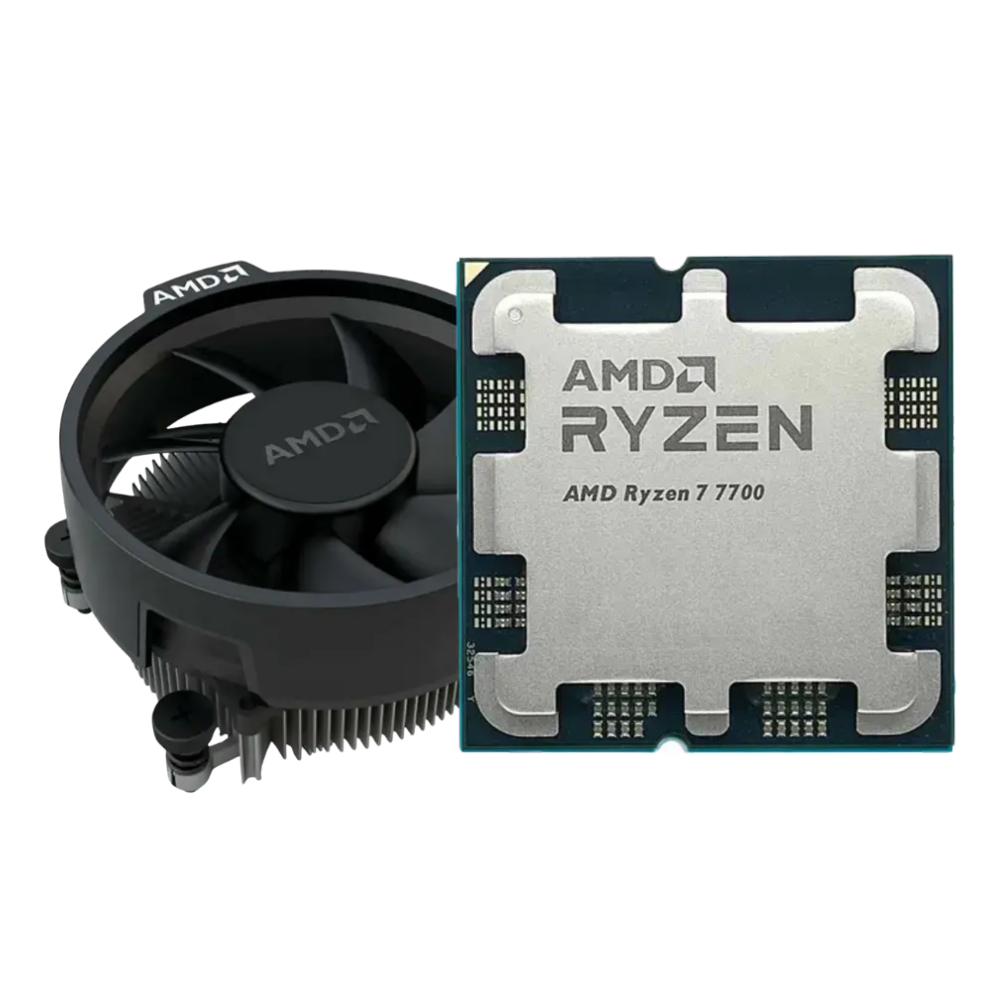 AMD RYZEN 7 7700 with AMD FAN view 2