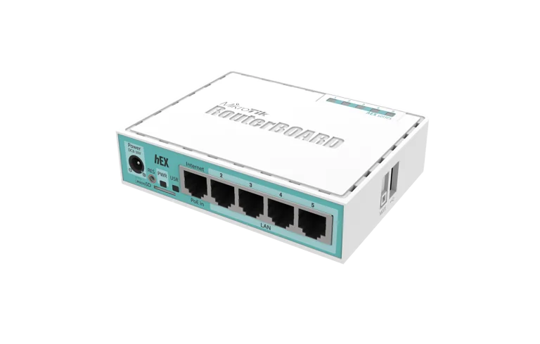Mikrotik RB750GR3 HEX view 2