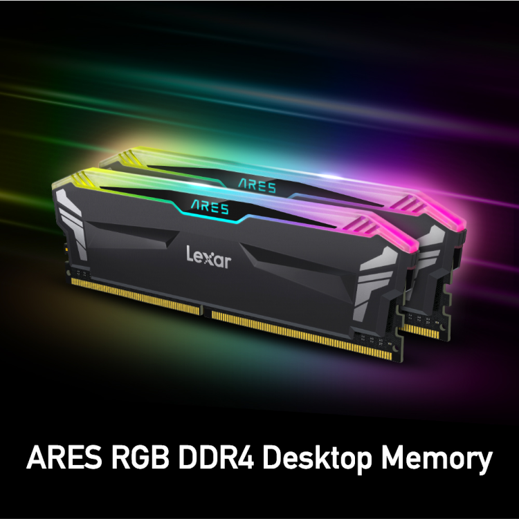 Lexar ARES 32GB (16GB x 2) DDR4 3600MHz UDIMM view 2