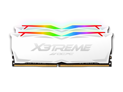 OCPC X3TREME RGB 16GB (8GB x 2) DDR4 3200MHz UDIMM WHITE