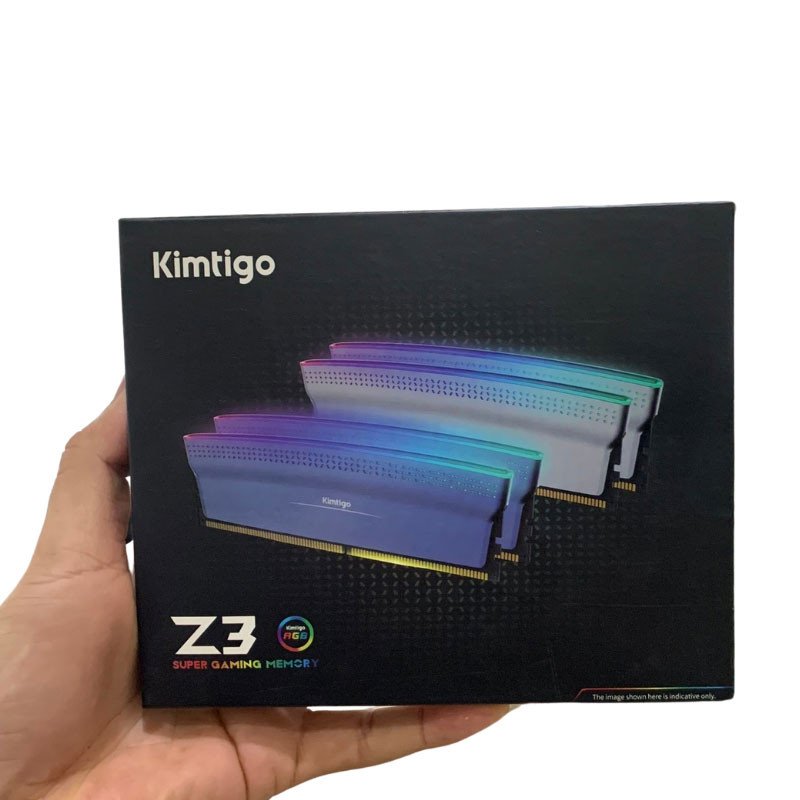 Kimtigo Z3 RGB 16GB (8GB x 2) DDR4 3600Mhz UDIMM view 3