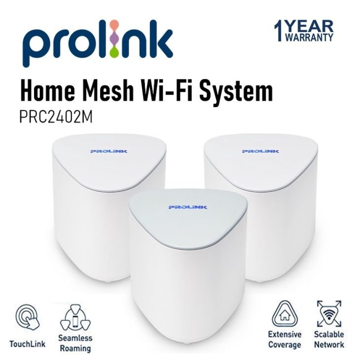 PROLiNK AC2100 Xtend Pro Whole Home Mesh Wifi System 2100 MBPS / PRC2402M {SINGLE}