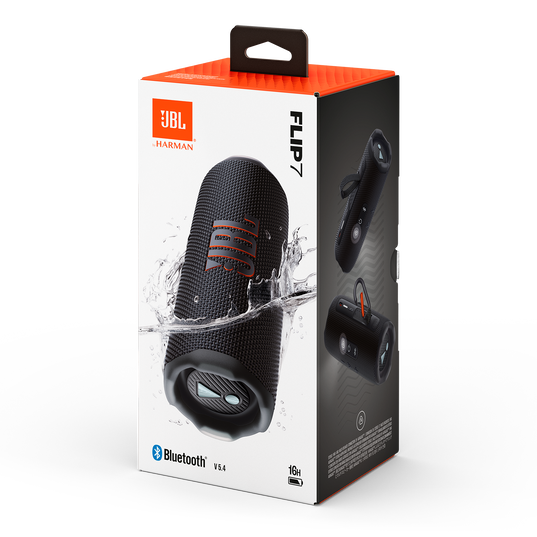 HARMAN JBL Flip 7 Funky Black Portable Waterproof Drop proof Speaker