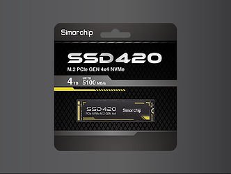 Simorchip 1TB M.2  PCIe NVME Gen4x4 SSD 420