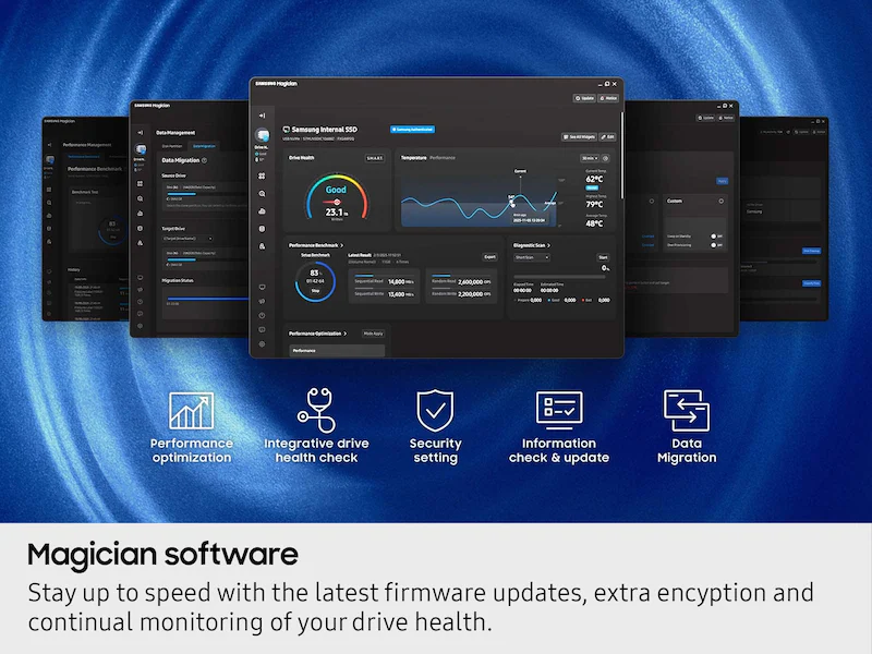 Samsung 1TB 990 EVO PLUS NVME M.2 SSD view 5