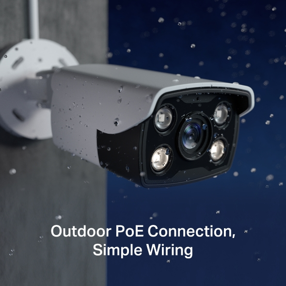 VIGI C340 4MP Outdoor Full-Color Bullet Network Camera view 4