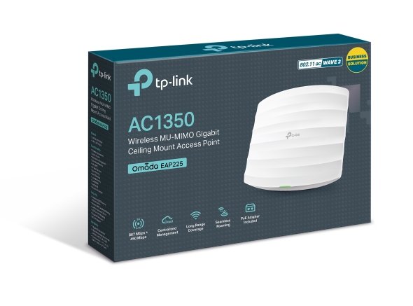 TP-Link EAP225 Indoor AC1350 Ceiling Mount Dual-Band Wi-Fi Access Point view 5