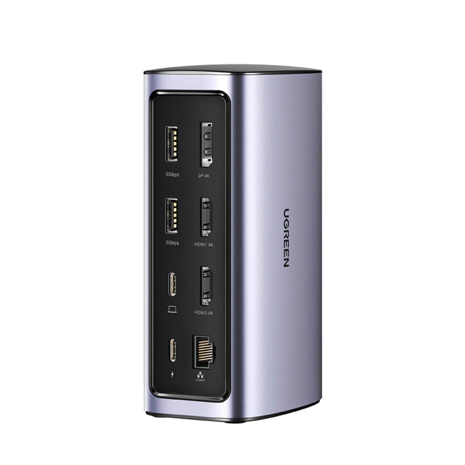 UGREEN Docking Station Triple Display, 12-in-1 USB C 8K MacBook Docking Station (CM555/90325)