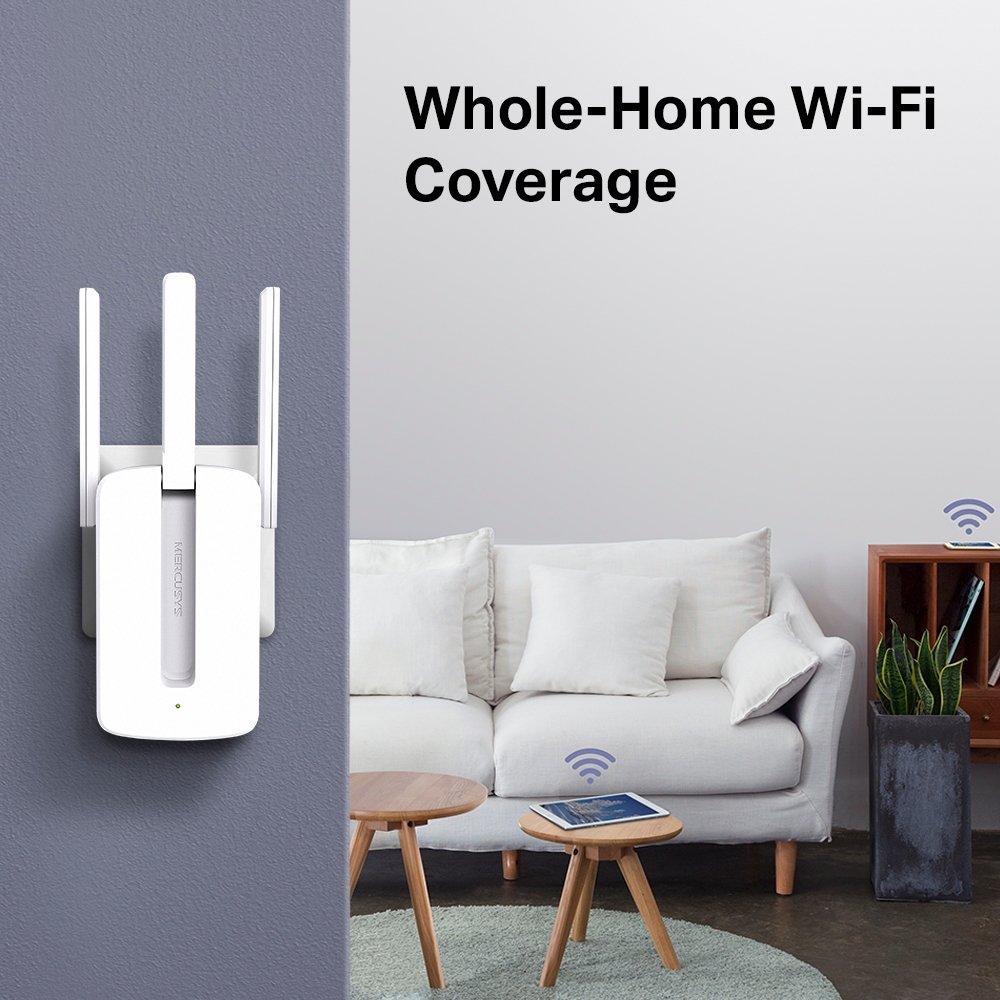 Mercusys MW300RE 300Mbps Wi-Fi Range Extender Repeater view 3