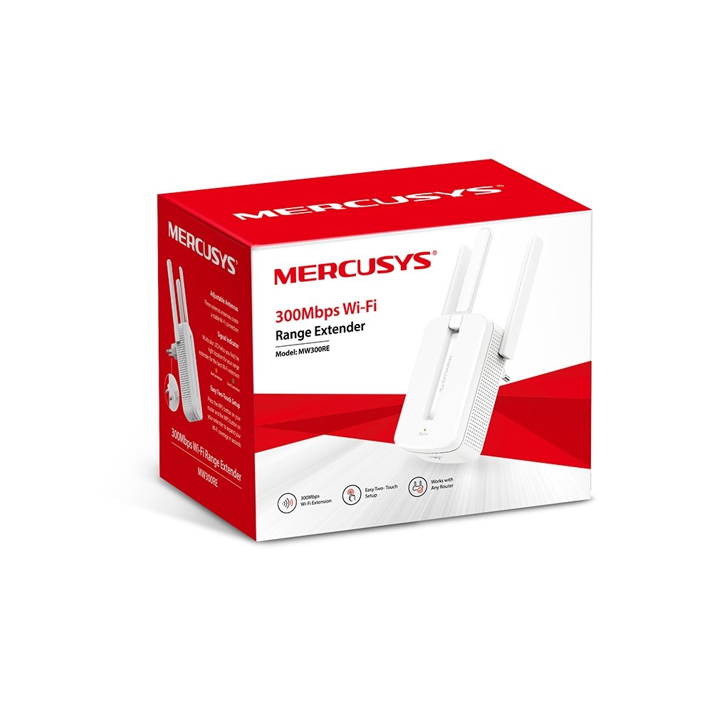 Mercusys MW300RE 300Mbps Wi-Fi Range Extender Repeater view 4