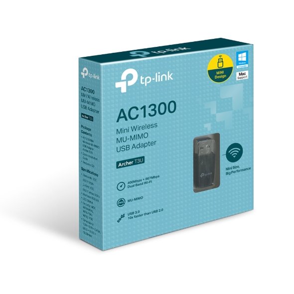 TP-LINK Archer T3U AC1300 Mini Dual Band Wi-Fi USB Adapter view 4