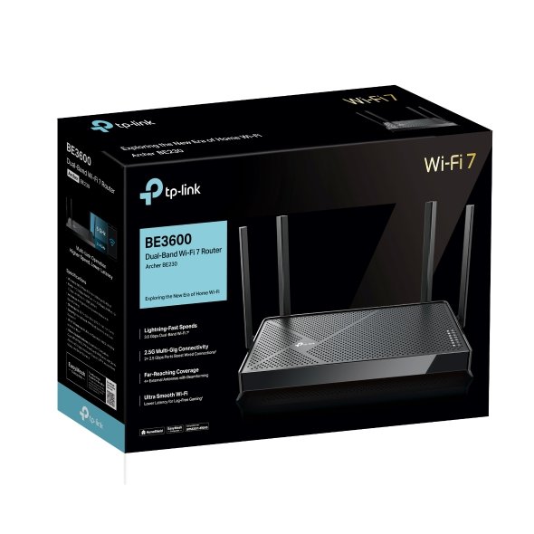 TP-LINK Archer BE230 BE3600 Dual-Band WiFi 7 Router view 4