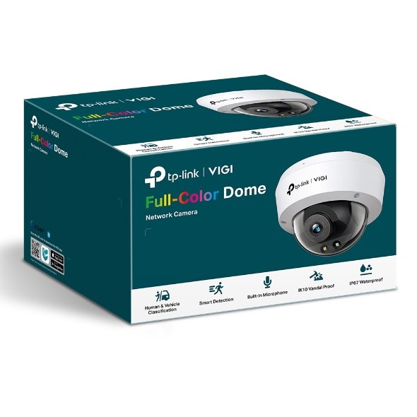TP-Link VIGI C230 (2.8/4mm) 3MP Full-Color Dome Network Camera view 3