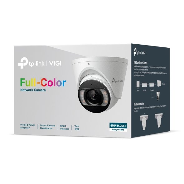 TP-Link VIGI InSight S445 4MP 2.8mm Indoor Full-Color Dome Network Camera view 4