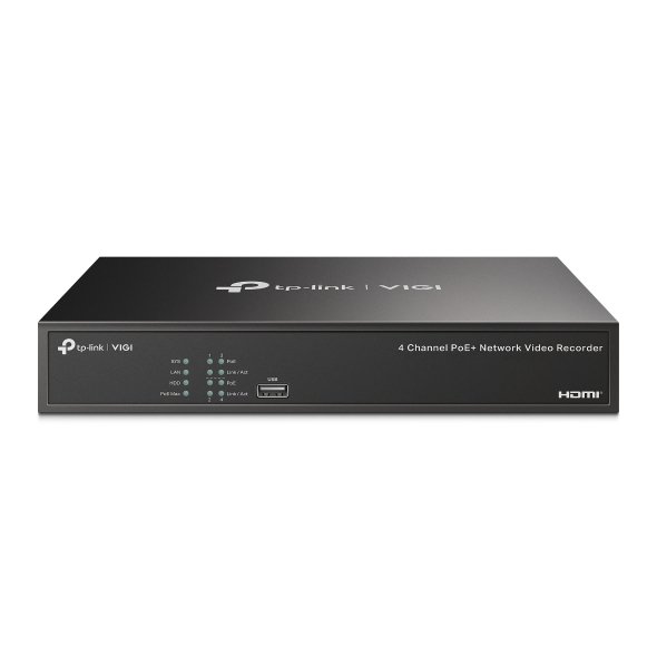 TP-Link VIGI NVR1004H-4P 4CH PoE Network Video Recorder