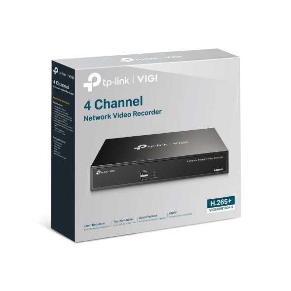 TP-Link VIGI NVR1004H 4CH Network Video Recorder view 8