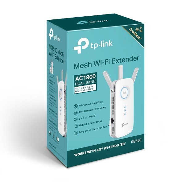 TP-Link RE550 AC1900 Wi-Fi Range Extender view 4