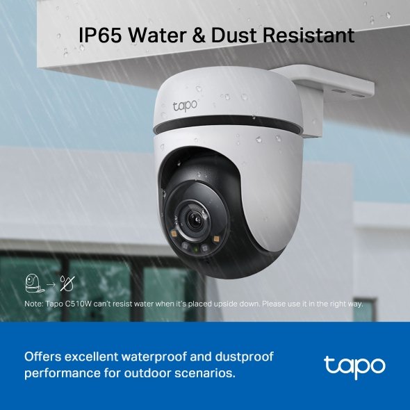 TP-Link Tapo C510W Outdoor Pan/Tilt Security Wi-Fi Camera view 3