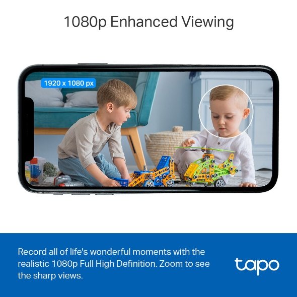 TP-Link Tapo C100 Home Security Wi-Fi Camera view 4