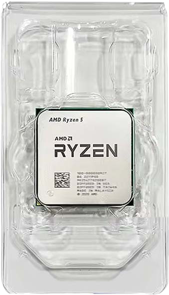 AMD Ryzen 5 PRO 5650GE TRAY with AMD FAN view 2