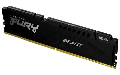 Kingston Fury Beast Black 32GB (1X32GB) 5600MT/s DDR5 CL40 Desktop Memory (KF556C40BB-32)