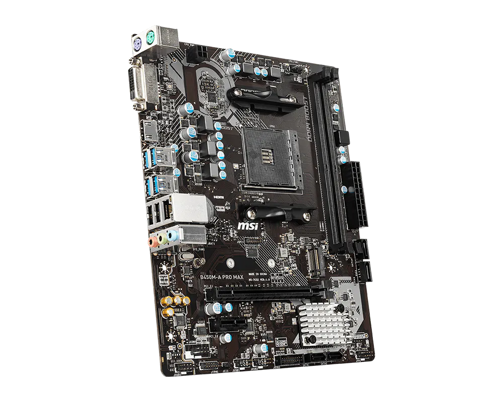 MSI B450-A PRO MAX view 2
