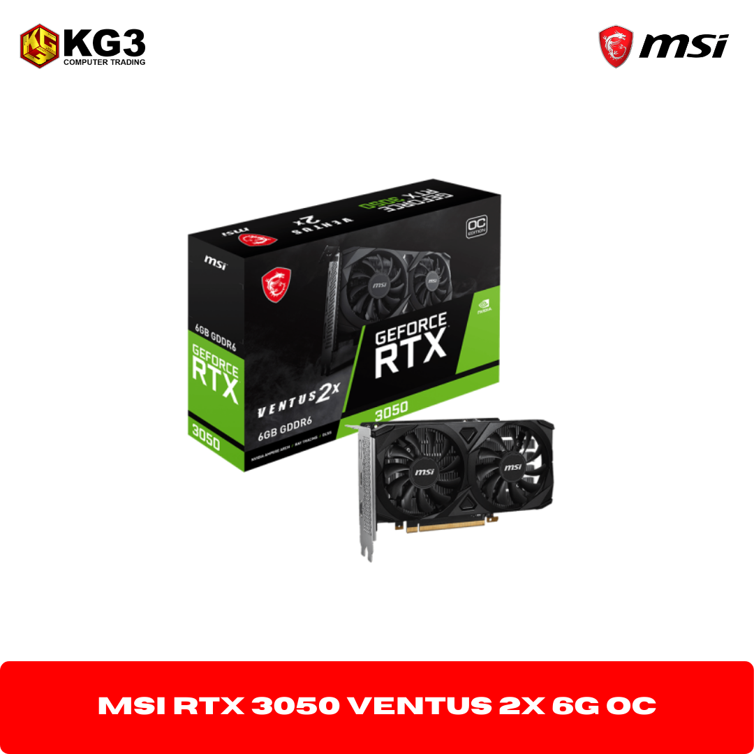 MSI GeForce RTX3050 VENTUS 2X 6G OC