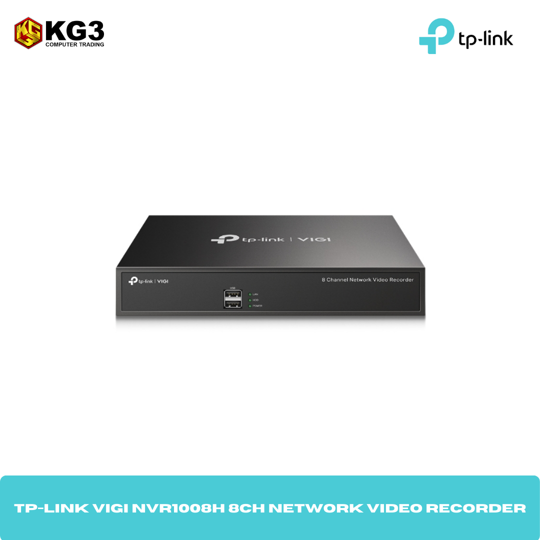 TP-Link VIGI NVR1008H 8CH Network Video Recorder