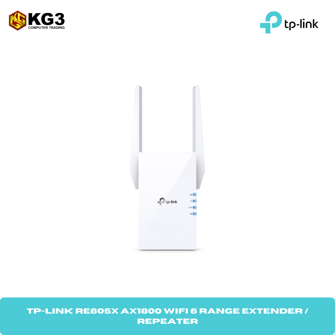 TP-Link RE605X AX1800 WiFi 6 Range Extender / Repeater