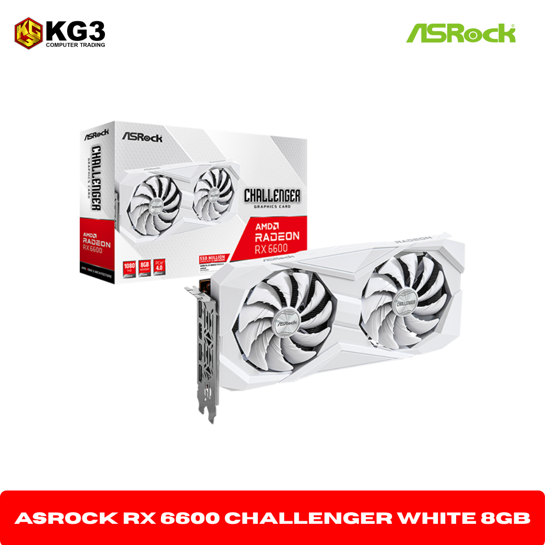 Asrock RX 6600 Challenger White 8GB