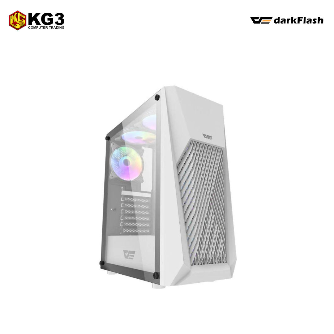 Darkflash DK150 F-ATX Case with 3 Fans WHITE