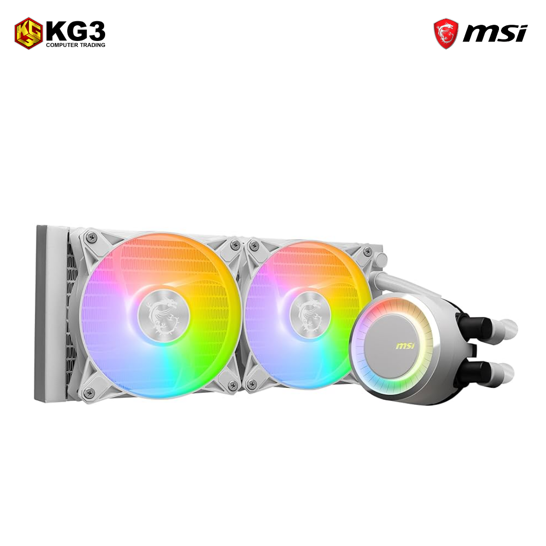 MSI MAG Coreliquid E240 ARGB CPU Liquid Cooler WHITE
