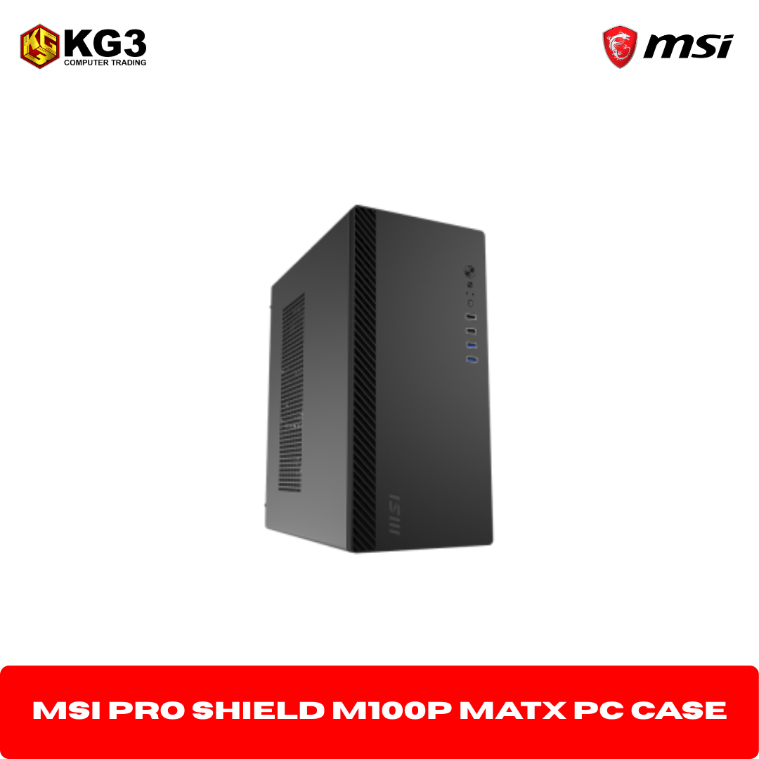 MSI Pro Shield M100P MATX PC Case