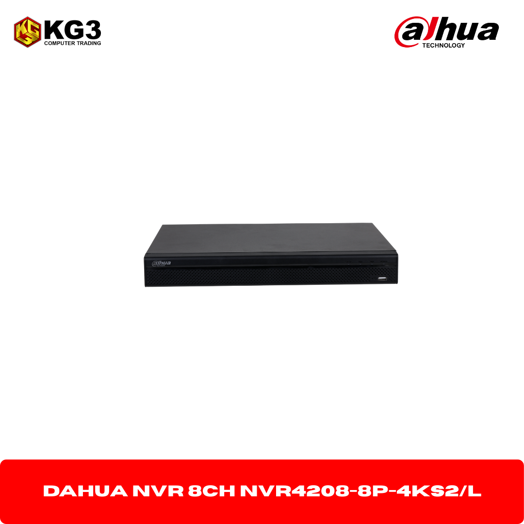 Dahua NVR 8CH NVR4208-8P-4KS2/L