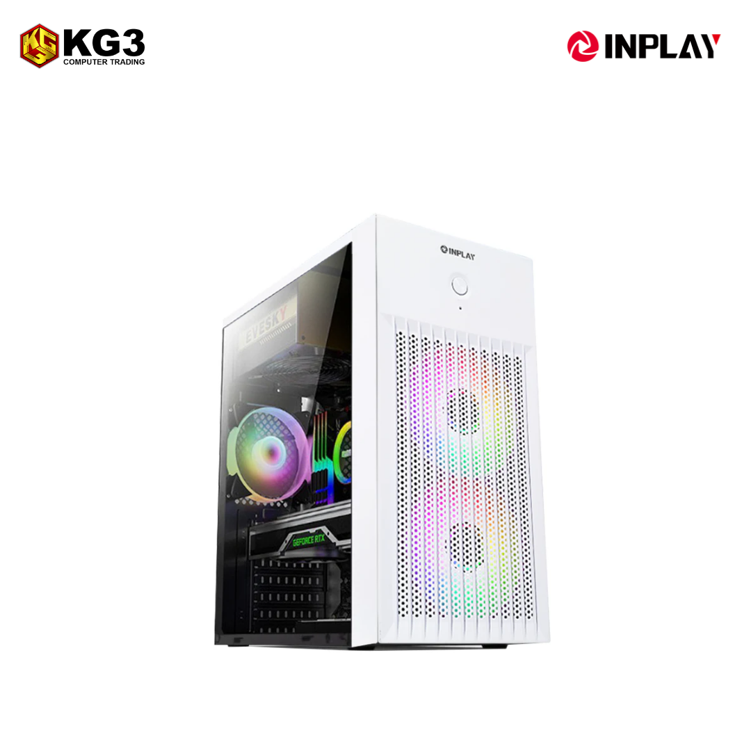 INPLAY LITE X220-B0 WITH 2 RGB FANS WHITE